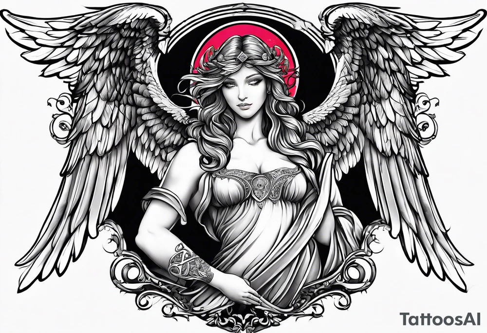 angel tattoo idea