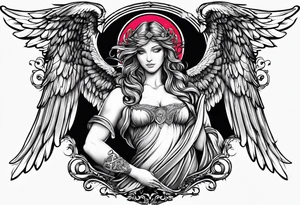 angel tattoo idea