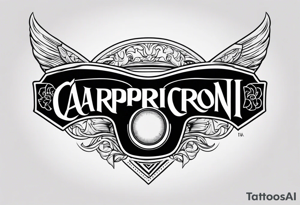 capricorn sunglasses Officer tattoo idea