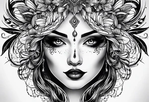 a nose tattoo idea