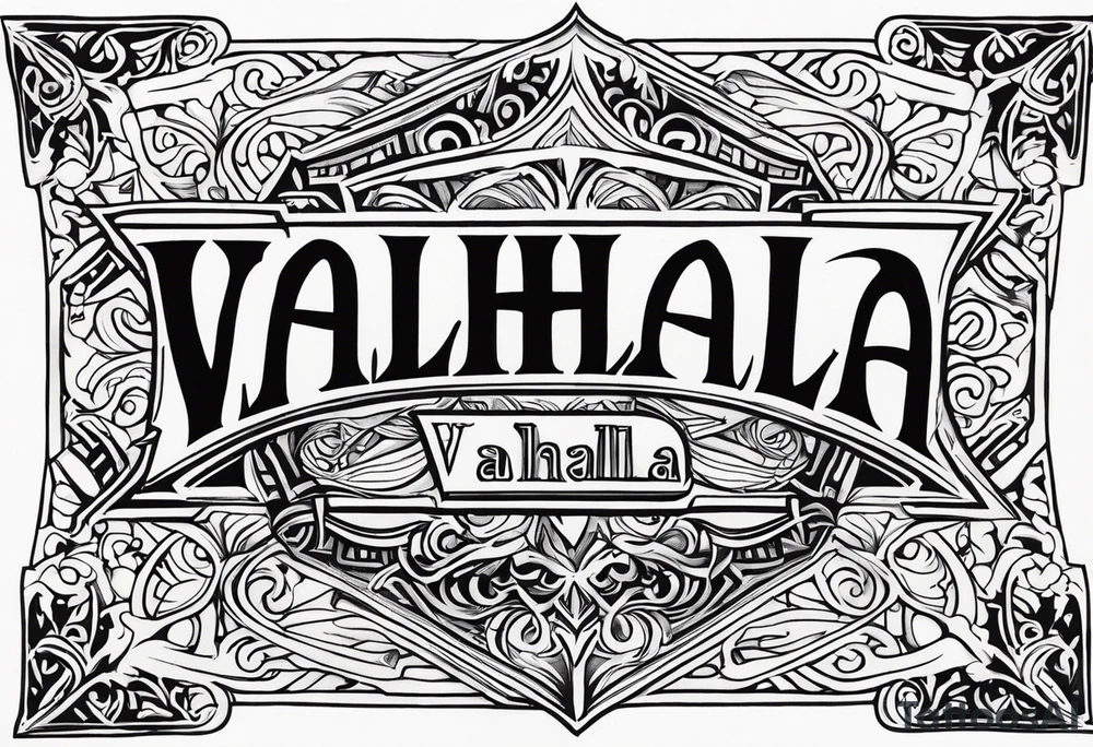 Valhalla tattoo idea