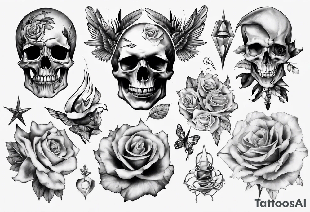 dyr realistic tattoo idea