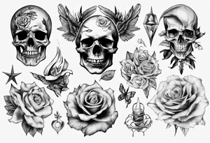 dyr realistic tattoo idea