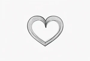 Picture of a heart to represent oneself tattoo idea