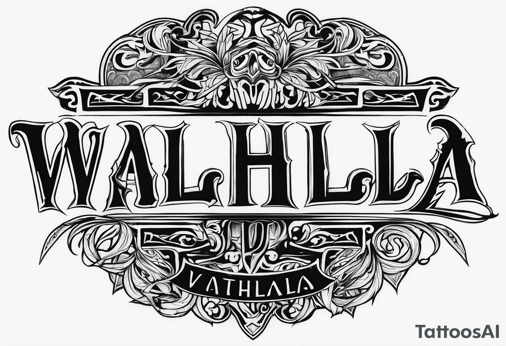 Valhalla tattoo idea