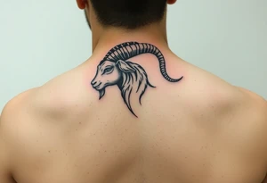 capricorn, virgo, earth, goat, love tattoo idea