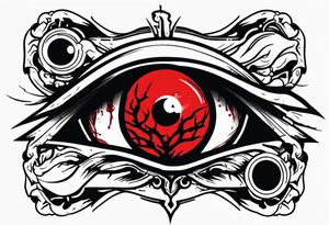 Hellsing bleeding eye logo tattoo tattoo idea