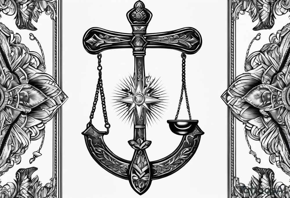 Masonic staff of caduceus tattoo idea