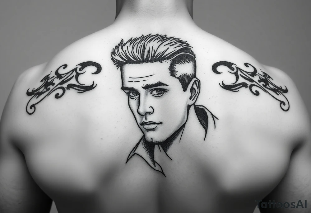 My son pic tattoo idea