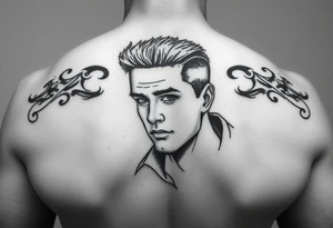 My son pic tattoo idea