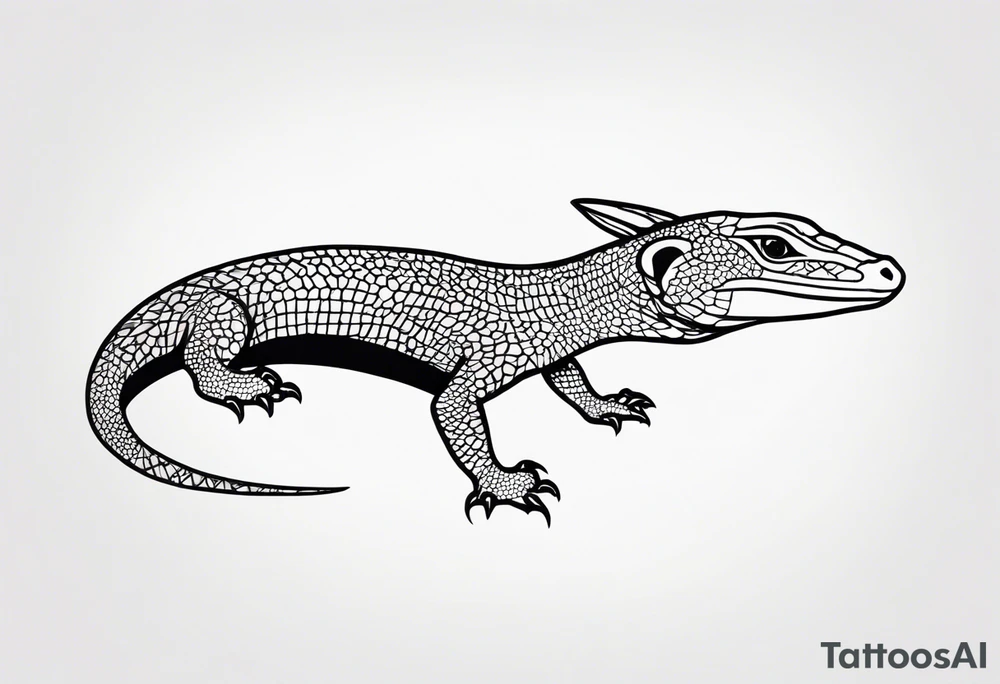 goanna tattoo idea