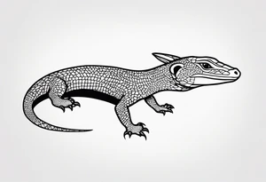 goanna tattoo idea