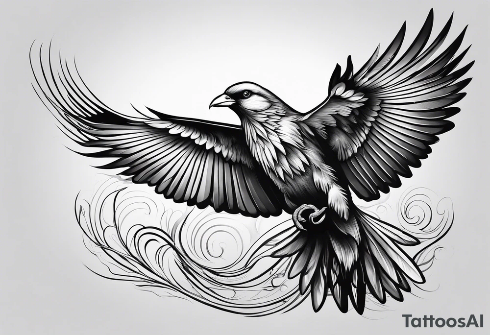 Free bird, penny tattoo idea