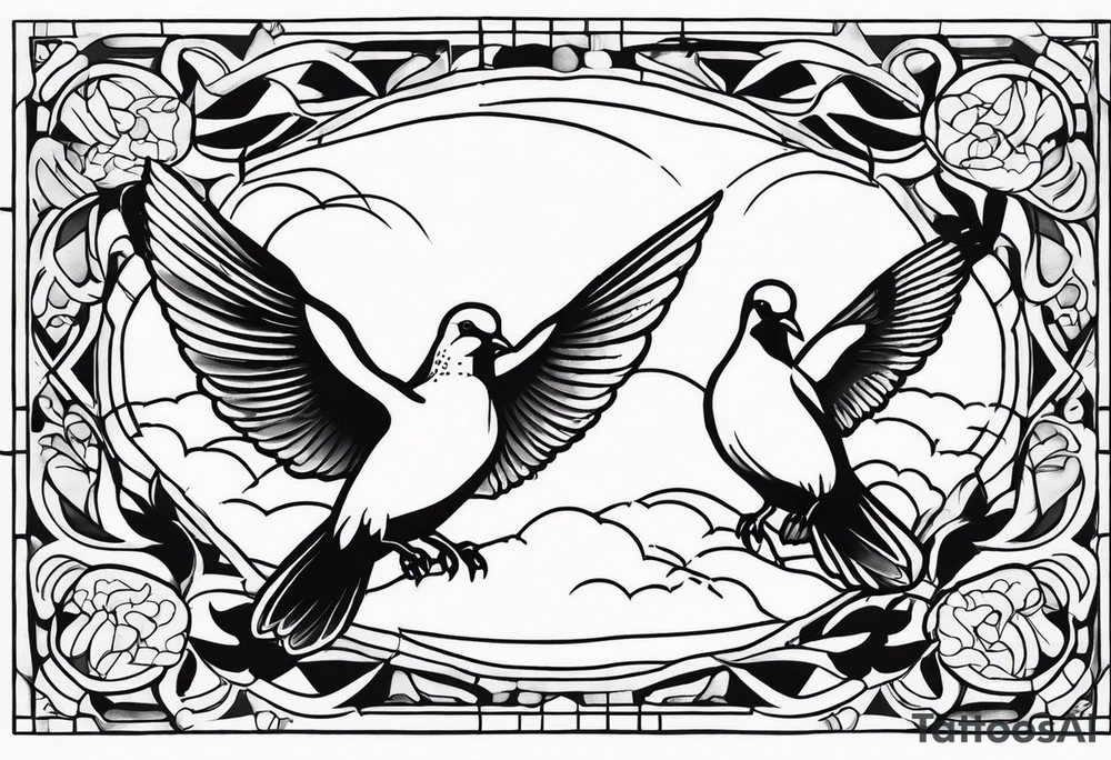 doves tattoo idea