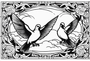 doves tattoo idea