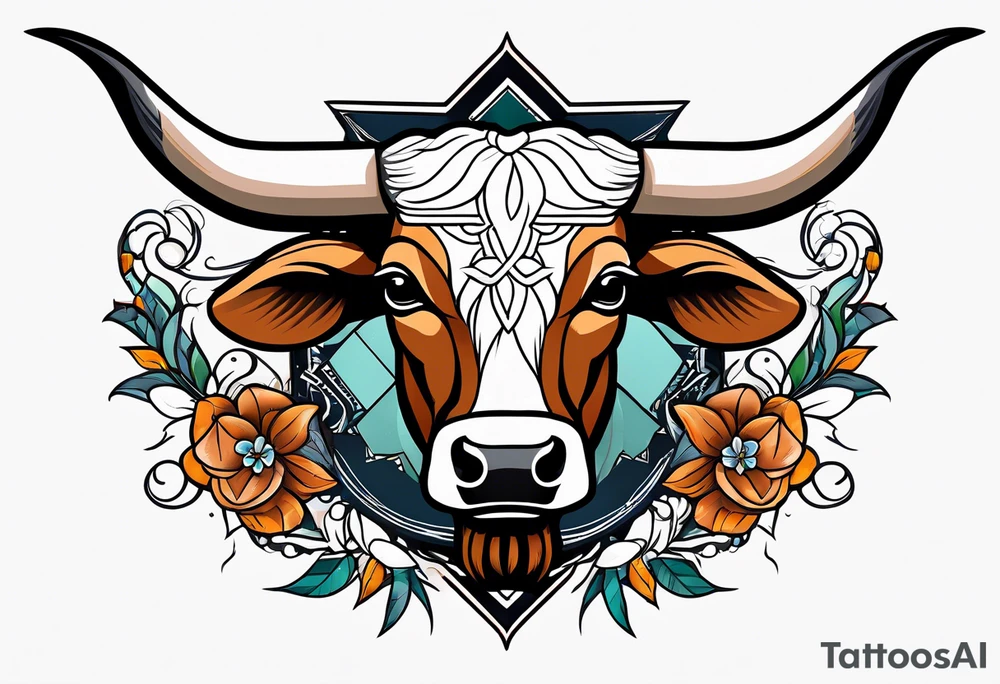 Texas longhorns and A&M aggies tattoo idea