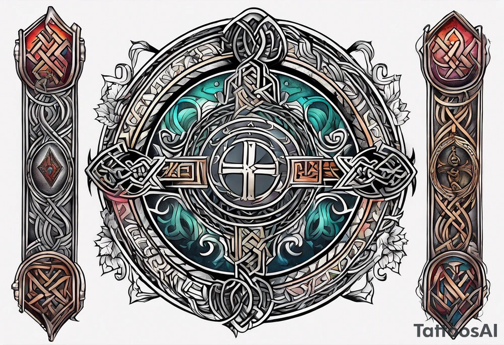 Viking runes tattoo idea