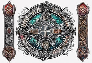 Viking runes tattoo idea