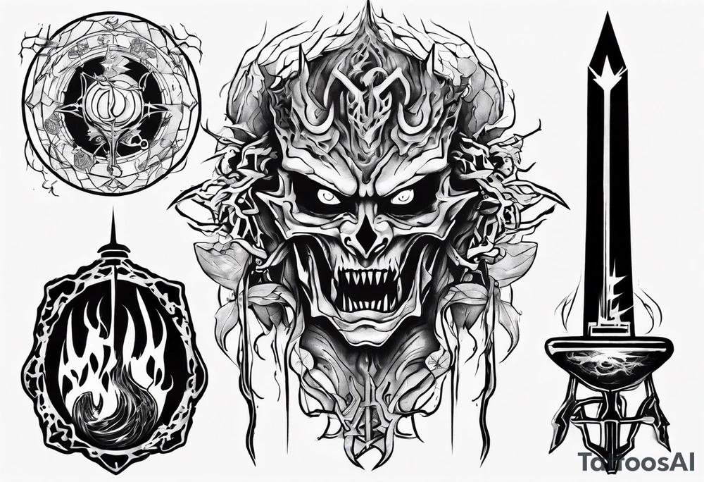 electric.mordor tattoo idea