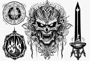 electric.mordor tattoo idea
