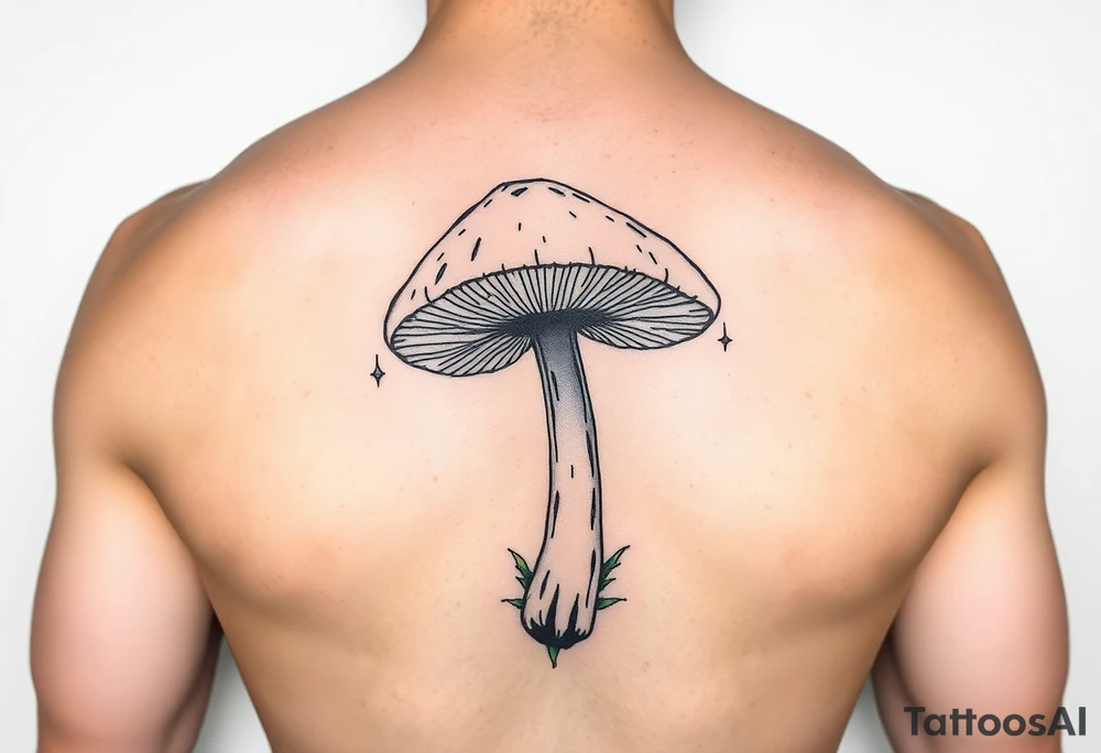 Mushroom for a whole arm tattoo idea