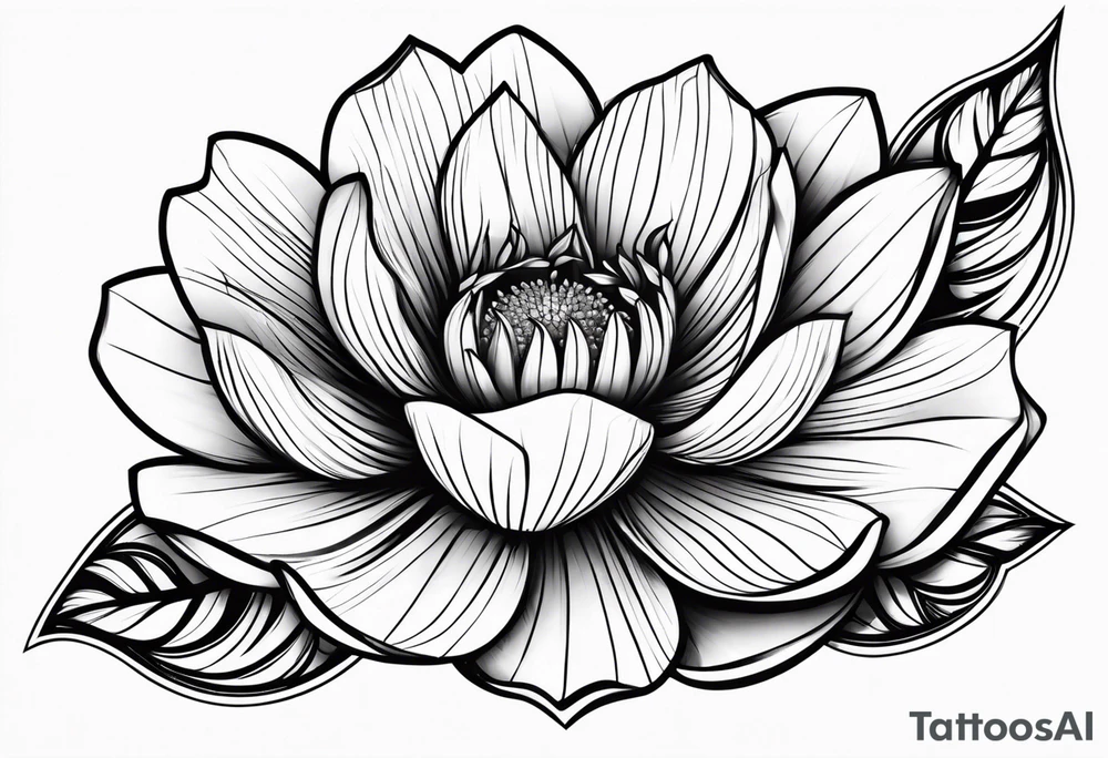 Cool flower. tattoo idea