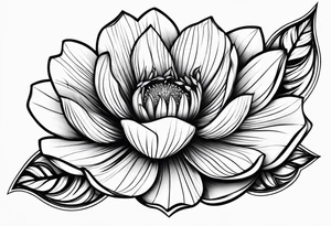 Cool flower. tattoo idea