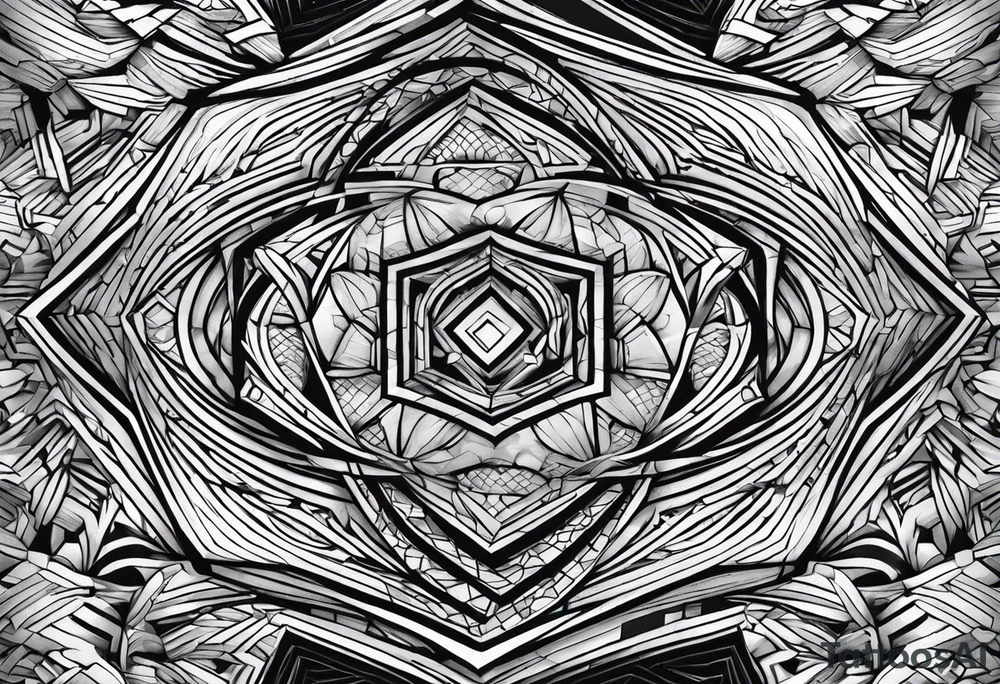 spinabenz going diagonal tattoo idea