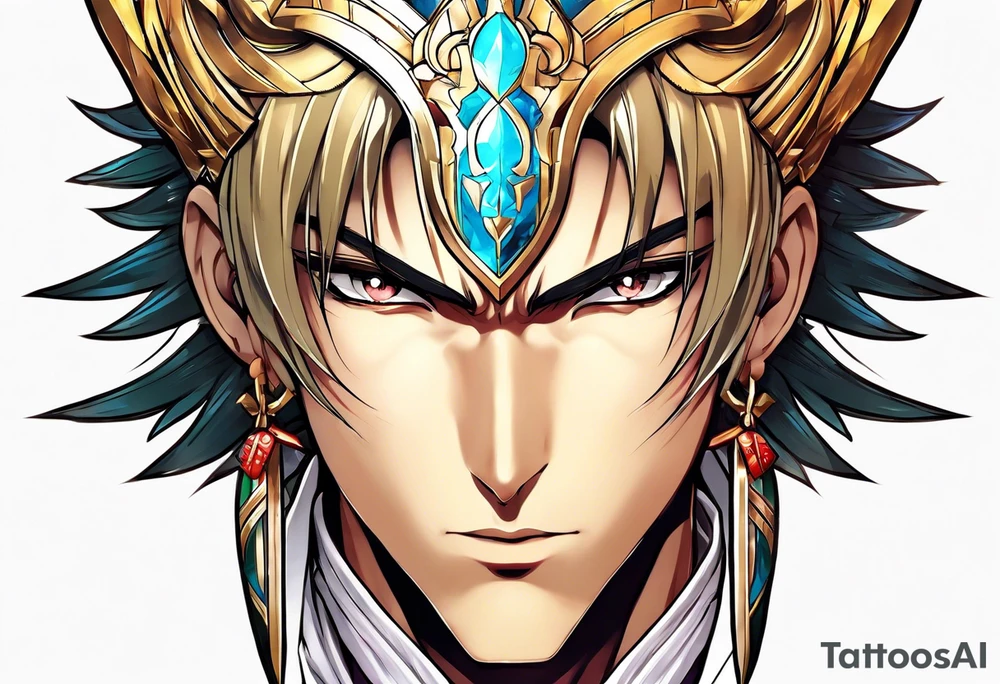 Gilgamesh from fate stay night tattoo idea
