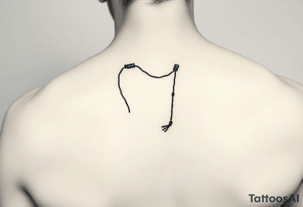 may weather jumping rope tattoo idea