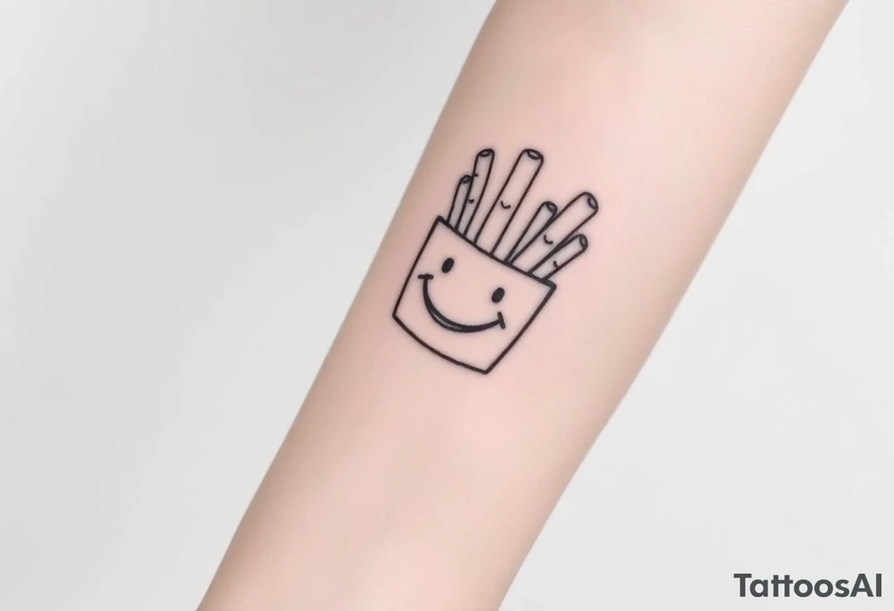 Smiley Fry tattoo idea