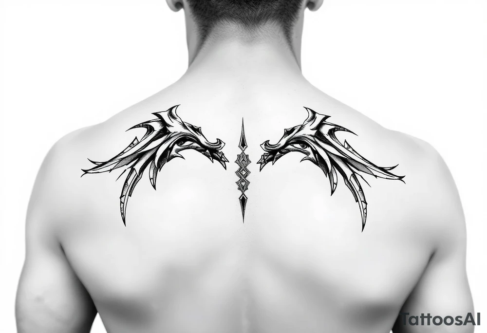 Goth and heavy metal arm 
sleeve tattoo idea