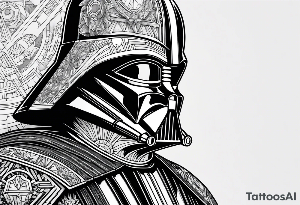 Star wars design including the words 'May the 4th' tattoo idea