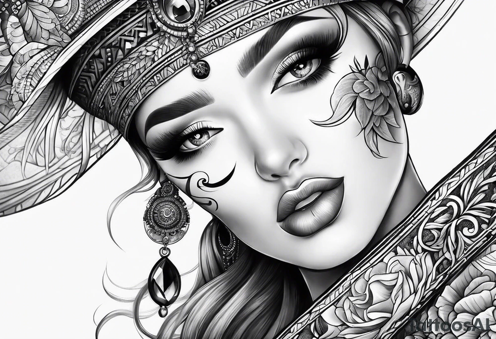 Sultry tattoo idea