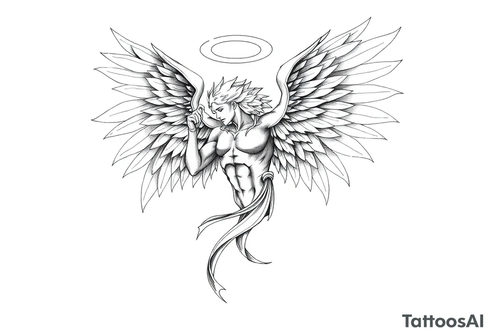 Archangel raphael tattoo idea