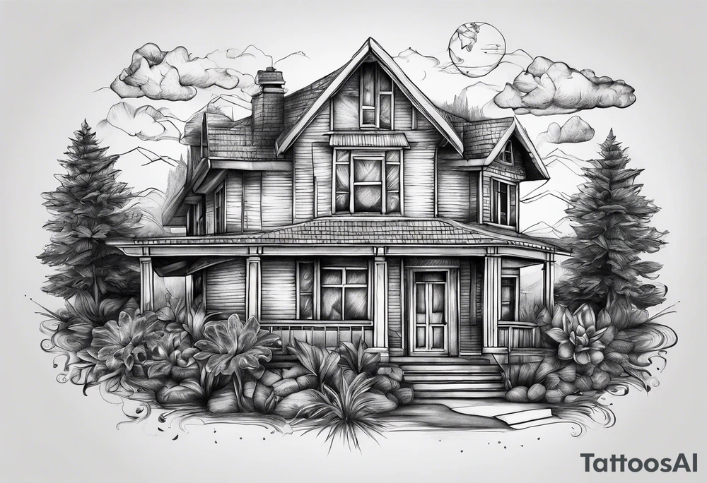 Home is the people not the place tattoo idea