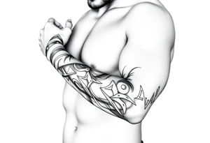 Make, masculine, Computer programmer coding, 6 kids, Libra, nerdy tattoo idea