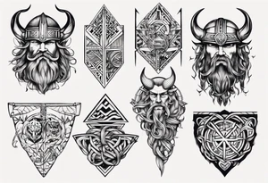 Viking heritage tattoo idea