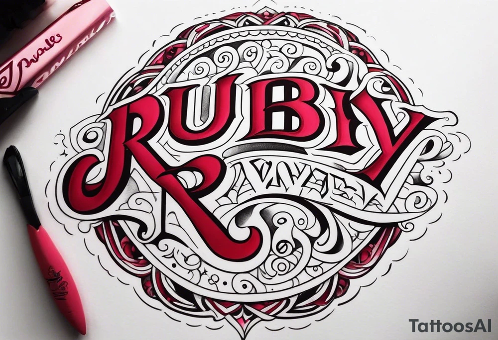 Ruby tattoo idea