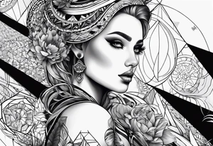 Geometric tattoo idea
