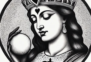 sacred heart tattoo idea