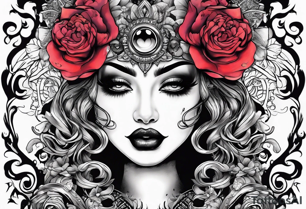 Hush Shhh finger to lips up close tattoo idea