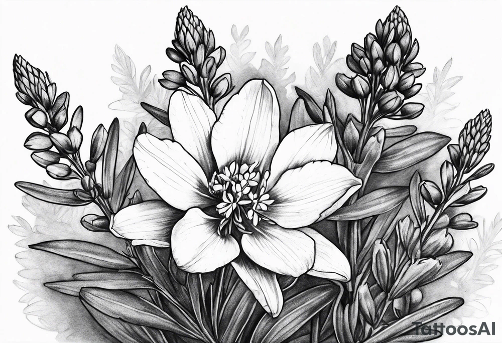 Bluebonnets tattoo idea