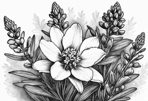 Bluebonnets tattoo idea