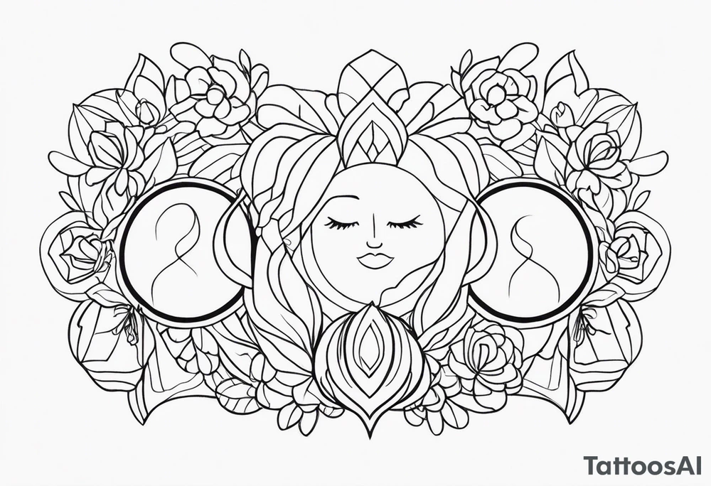 Tattoo for daughters who made me stronger 
Bella and leah tattoo idea