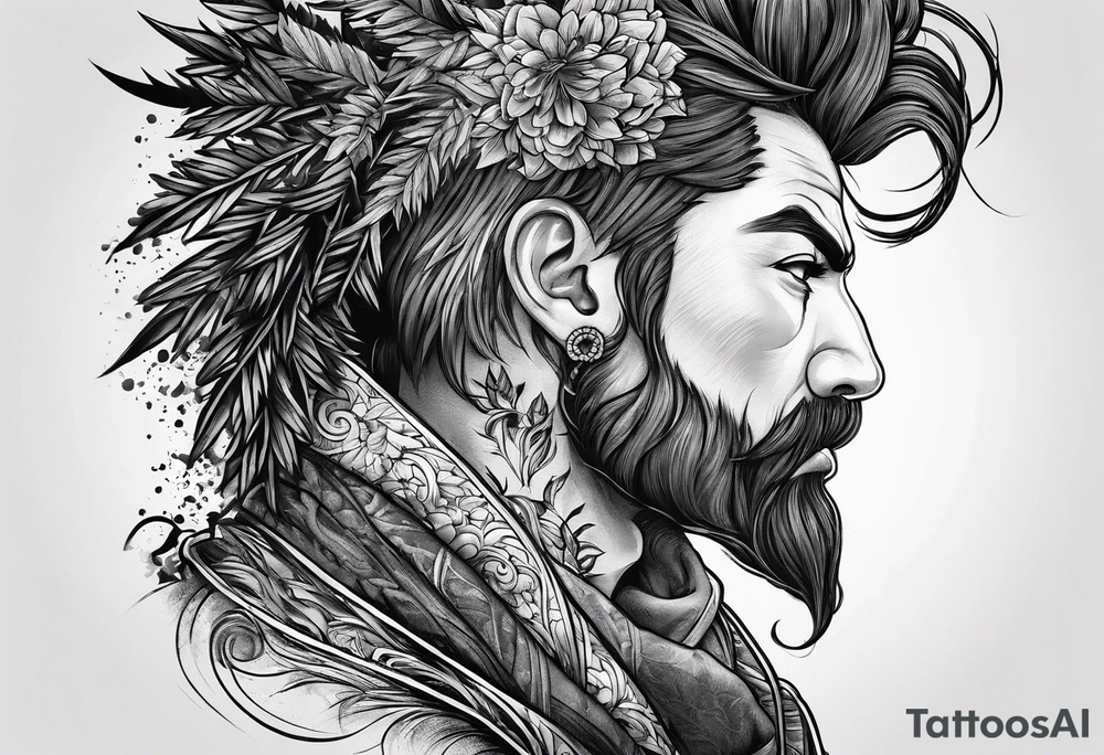 red pine tattoo idea