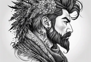 red pine tattoo idea