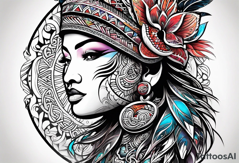 Maori para continuar otro maori tattoo idea