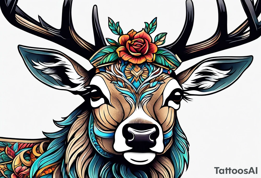 deer, tattoo idea