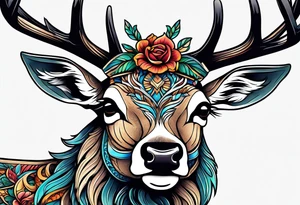 deer, tattoo idea
